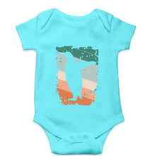 Load image into Gallery viewer, Penguin Kids Romper For Baby Boy/Girl-0-5 Months(18 Inches)-Skyblue-Ektarfa.online
