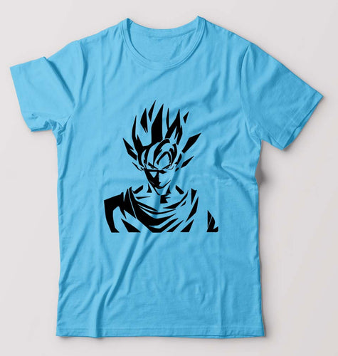 Anime Goku T-Shirt for Men-Light Blue-Ektarfa.online