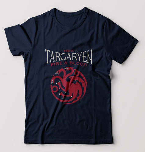 House Targaryen (GOT) T-Shirt for Men-Navy Blue-Ektarfa.online