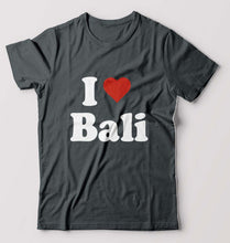Load image into Gallery viewer, I Love Bali T-Shirt for Men-Steel grey-Ektarfa.online
