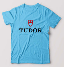Load image into Gallery viewer, Tudor T-Shirt for Men-S(38 Inches)-Light Blue-Ektarfa.online
