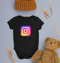 Load image into Gallery viewer, Instagram Kids Romper Kids Romper For Baby Boy/Girl-0-5 Months(18 Inches)-Black-Ektarfa.online
