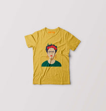 Load image into Gallery viewer, Frida Kahlo Kids T-Shirt for Boy/Girl-GOLDEN YELLOW-Ektarfa.online
