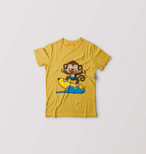 Load image into Gallery viewer, Monkey Banana Kids T-Shirt for Boy/Girl-golden yellow-Ektarfa.online
