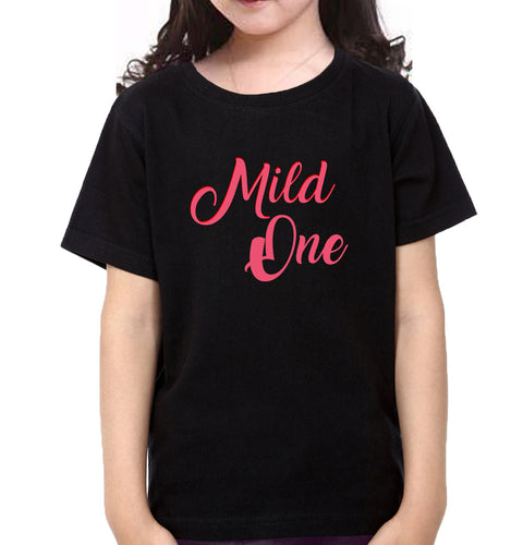 Mild One T-Shirt-7-8 Years(30 Inches)-Black-Ektarfa.co.in
