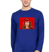 Load image into Gallery viewer, Scarlet Witch Wanda Full Sleeves T-Shirt for Men-Royal Blue-Ektarfa.online
