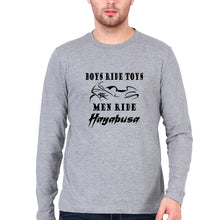 Load image into Gallery viewer, Hayabusa Full Sleeves T-Shirt for Men-Grey Melange-Ektarfa.online
