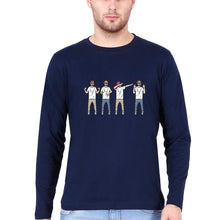 Load image into Gallery viewer, Hip Hop Style Full Sleeves T-Shirt for Men-Navy Blue-Ektarfa.online

