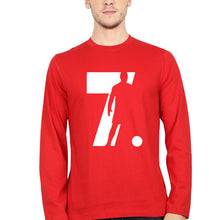 Load image into Gallery viewer, Cristiano Ronaldo CR7 Full Sleeves T-Shirt for Men-RED-Ektarfa.online
