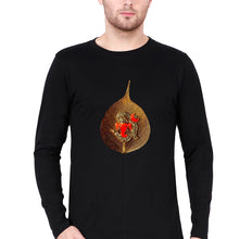 Load image into Gallery viewer, Ganpati Full Sleeves T-Shirt for Men-Black-Ektarfa.online
