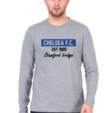 Load image into Gallery viewer, Chelsea Full Sleeves T-Shirt for Men-Grey Melange-Ektarfa.online
