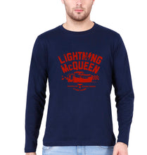 Load image into Gallery viewer, Lightning McQueen Full Sleeves T-Shirt for Men-Navy Blue-Ektarfa.online
