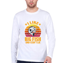 Load image into Gallery viewer, Fishing Full Sleeves T-Shirt for Men-White-Ektarfa.online
