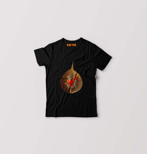 Ganpati Kids T-Shirt for Boy/Girl-Black-Ektarfa.online