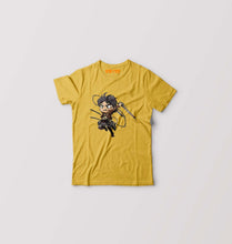 Load image into Gallery viewer, Attack on Titan Kids T-Shirt for Boy/Girl-Golden Yellow-Ektarfa.online
