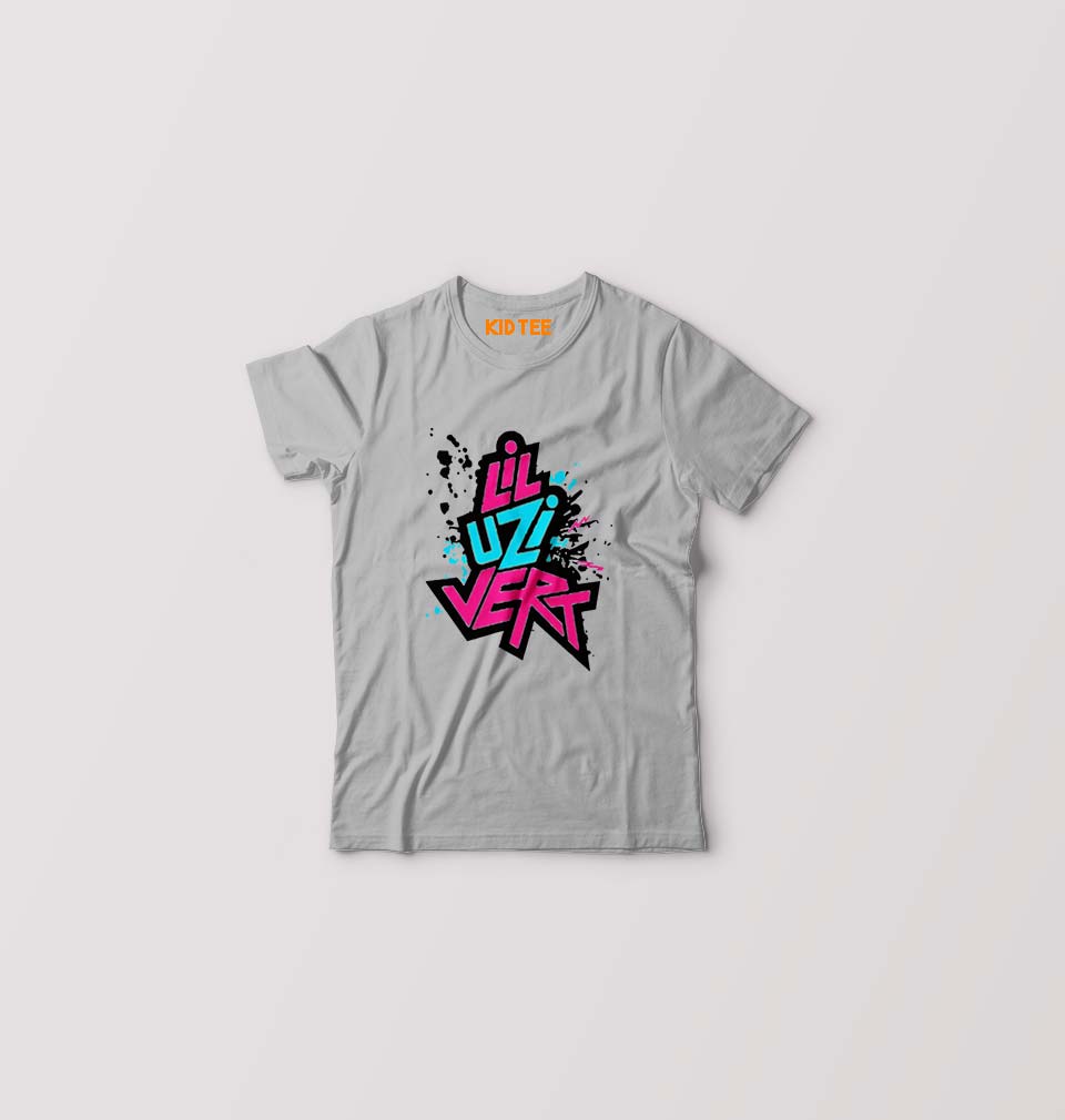 Lil Uzi Vert (LUV) Kids T-Shirt for Boy/Girl-Grey-Ektarfa.online