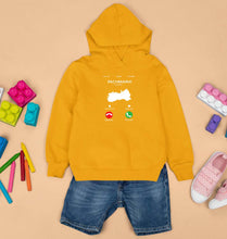 Load image into Gallery viewer, Pachmarhi Calling Kids Hoodie for Boy/Girl-Mustard Yellow-Ektarfa.online
