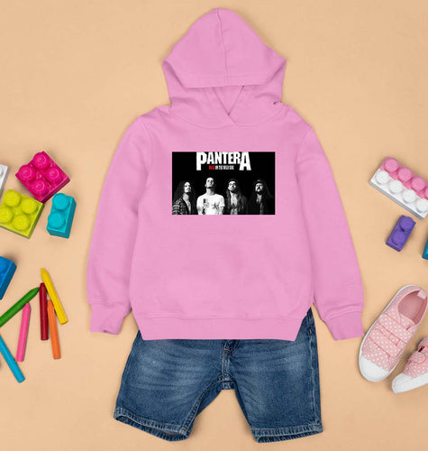 Pantera Kids Hoodie for Boy/Girl-Light Baby Pink-Ektarfa.online