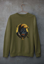 Load image into Gallery viewer, Hip Hop Gorilla Unisex Sweatshirt for Men/Women-Olive Green-Ektarfa.online
