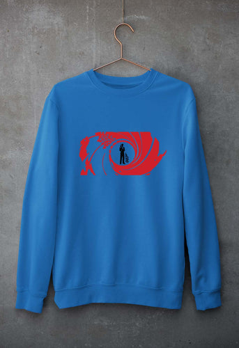 James Bond 007 Unisex Sweatshirt for Men/Women-Royal Blue-Ektarfa.online