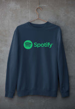 Load image into Gallery viewer, Spotify Unisex Sweatshirt for Men/Women-Navy Blue-Ektarfa.online
