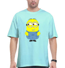 Load image into Gallery viewer, Minion Oversized T-Shirt for Men-Mint-Ektarfa.online
