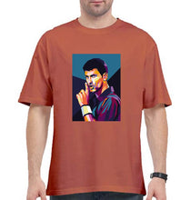 Load image into Gallery viewer, Novak Djokovic Tennis Oversized T-Shirt for Men-Coral-Ektarfa.online
