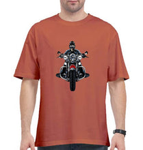 Load image into Gallery viewer, Biker Oversized T-Shirt for Men-Coral-Ektarfa.online
