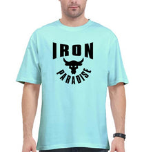 Load image into Gallery viewer, Iron Paradise Oversized T-Shirt for Men-Mint-Ektarfa.online
