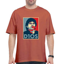 Load image into Gallery viewer, Diego Maradona Oversized T-Shirt for Men-Coral-Ektarfa.online
