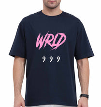 Load image into Gallery viewer, Juice WRLD 999 Oversized T-Shirt for Men-Navy Blue-Ektarfa.online
