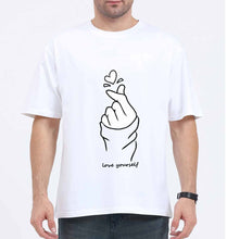 Load image into Gallery viewer, Love Yourself Oversized T-Shirt for Men-White-Ektarfa.online
