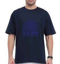 Load image into Gallery viewer, IIM Ahmedabad Oversized T-Shirt for Men-Petrol Blue-Ektarfa.online
