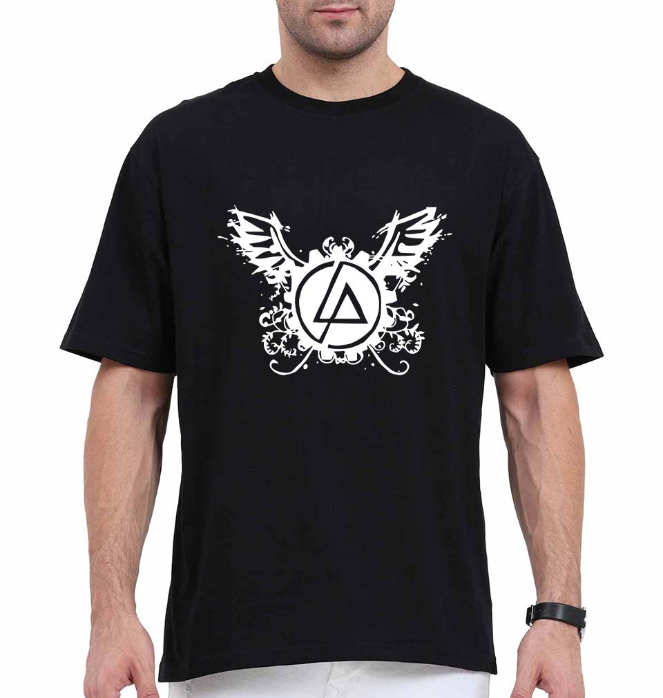 Linkin Park Oversized T-Shirt for Men-Black-Ektarfa.online