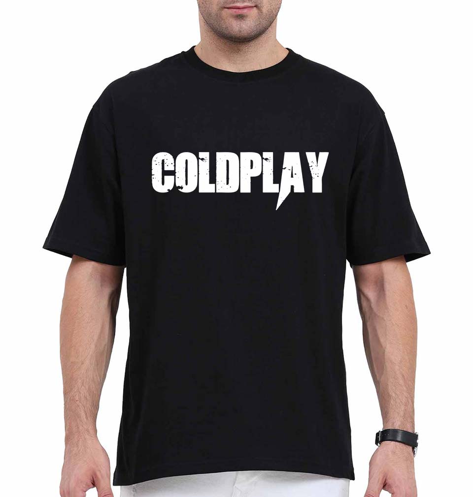 Coldplay Oversized T-Shirt for Men-Black-Ektarfa.online