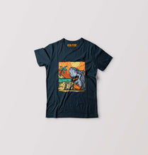 Load image into Gallery viewer, Shark Kids T-Shirt for Boy/Girl-petrol blue-Ektarfa.online
