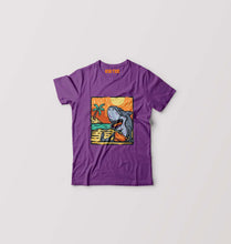 Load image into Gallery viewer, Shark Kids T-Shirt for Boy/Girl-purple-Ektarfa.online
