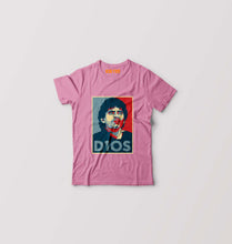 Load image into Gallery viewer, Diego Maradona Kids T-Shirt for Boy/Girl-Pink-Ektarfa.online
