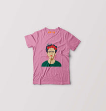 Load image into Gallery viewer, Frida Kahlo Kids T-Shirt for Boy/Girl-pink-Ektarfa.online
