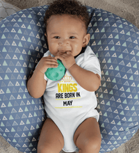 Load image into Gallery viewer, Kings Are Born In May Kids Romper For Baby Boy/Girl-Ektarfa.online
