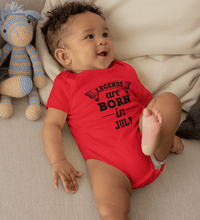 Load image into Gallery viewer, Legends are Born in July Kids Romper For Baby Boy/Girl-Ektarfa.online
