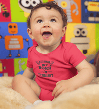 Load image into Gallery viewer, Legends are Born in February Kids Romper For Baby Boy/Girl-Ektarfa.online
