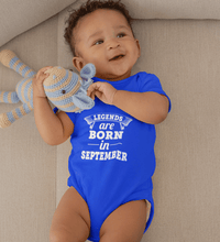 Load image into Gallery viewer, Legends are born in september Kids Romper For Baby Boy/Girl-Ektarfa.online
