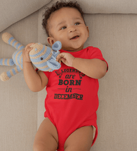 Load image into Gallery viewer, Legends are Born in December Kids Romper For Baby Boy/Girl-Ektarfa.online
