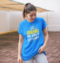 Load image into Gallery viewer, Queens Are Born In September T-Shirt for Women-Ektarfa.online
