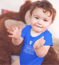 Load image into Gallery viewer, GOT Game of Thrones I Drink And Know Things Kids Romper For Baby Boy/Girl-Ektarfa.online
