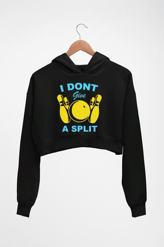 Bowling Crop HOODIE FOR WOMEN-Black-Ektarfa.online