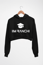 Load image into Gallery viewer, IIM Ranchi Crop HOODIE FOR WOMEN
