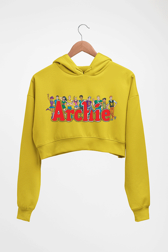 Archie Crop HOODIE FOR WOMEN-Mustard yellow-Ektarfa.online