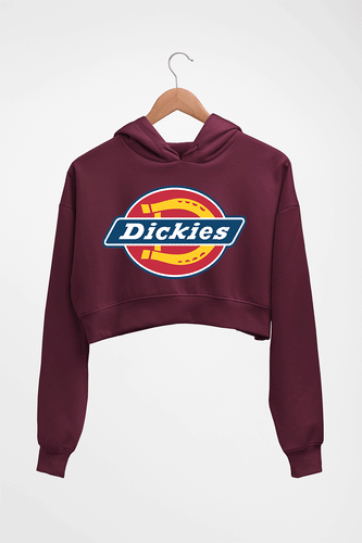 Dickies Crop HOODIE FOR WOMEN-Maroon-Ektarfa.online